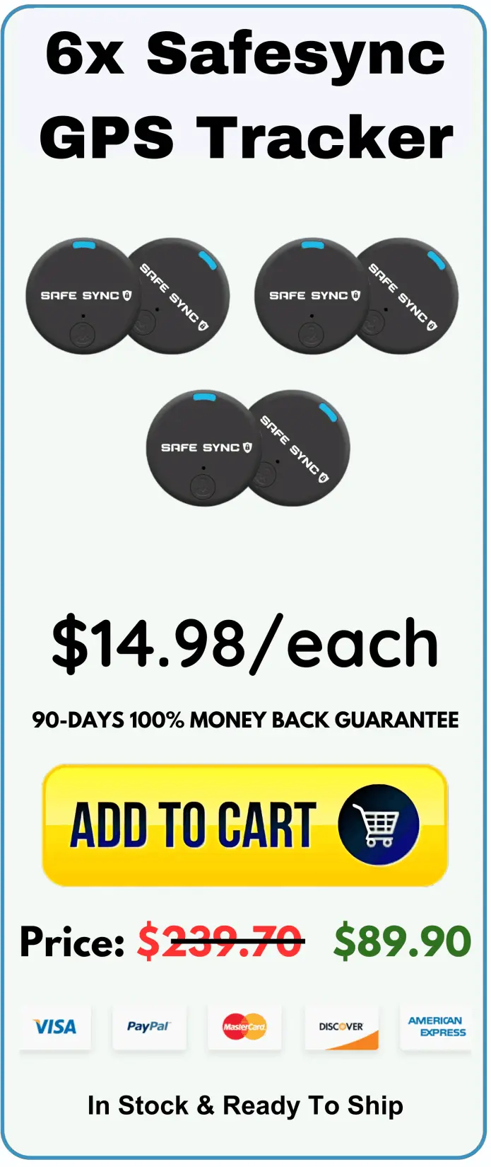 Safesync GPS Tracker offer package price 